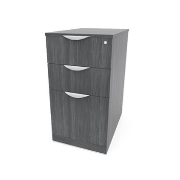 3 tier drawer gray file cabinet